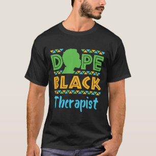 Drug Black Therapist Mental Health Counseling Psyc T-Shirt