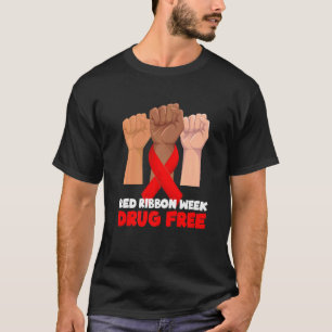Drug Free October Red Ribbon Week 2022 T-Shirt