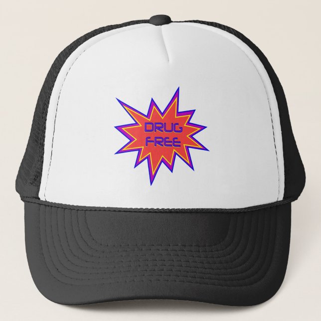 Drug Free Trucker Hat (Front)