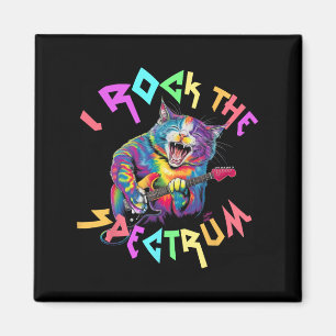 Drug I Rock The Spectrum Autism Dad Peace Love Kin Magnet