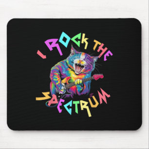 Drug I Rock The Spectrum Autism Dad Peace Love Kin Mouse Pad