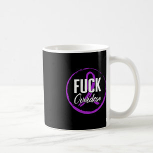 Drug Overdose Awareness August Overdose Ribbon Dru Coffee Mug