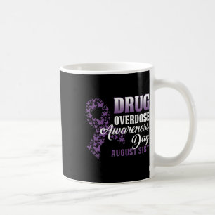Drug Overdose Awareness Day Shirt August 31 Purple Coffee Mug