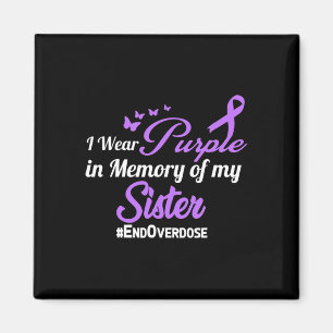 Drug Overdose Awareness Memory Magnet