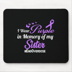 Drug Overdose Awareness Memory  Mouse Pad