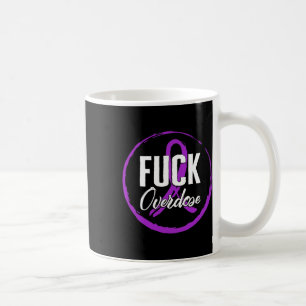 Drug Overdose Awareness Overdose Ribbon Drug Addic Coffee Mug