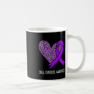 Drug Overdose Awareness Purple Ribbon Coffee Mug