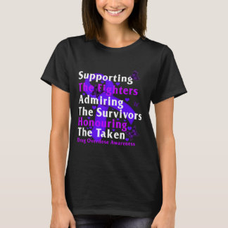 Drug Overdose Awareness Supporting The Fighters Su T-Shirt