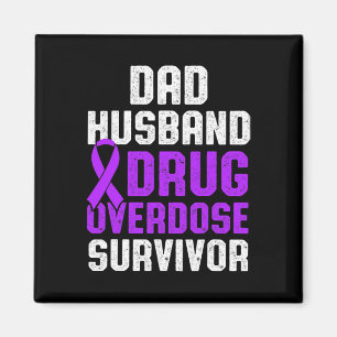 Drug Overdose Awareness Warrior Survivor 10  Magnet