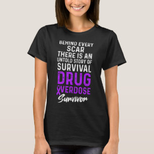 Drug Overdose Awareness Warrior Survivor 17 T-Shirt