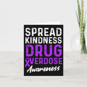 Drug Overdose Awareness Warrior Survivor 33 Card