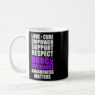 Drug Overdose Awareness Warrior Survivor 38 Coffee Mug