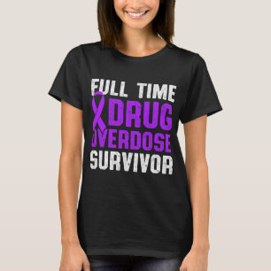 Drug Overdose Awareness Warrior Survivor 40 T-Shirt