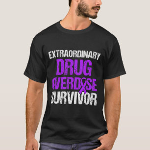 Drug Overdose Awareness Warrior Survivor 42 T-Shirt
