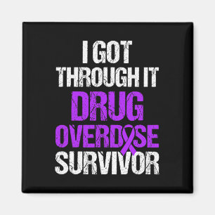 Drug Overdose Awareness Warrior Survivor 44 Magnet