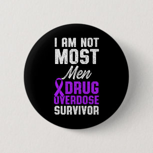 Drug Overdose Awareness Warrior Survivor 45 6 Cm Round Badge