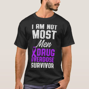 Drug Overdose Awareness Warrior Survivor 45 T-Shirt
