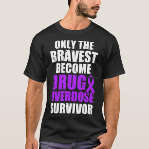 Drug Overdose Awareness Warrior Survivor 46 T-Shirt