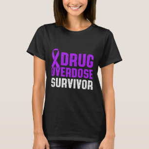 Drug Overdose Awareness Warrior Survivor 49 T-Shirt