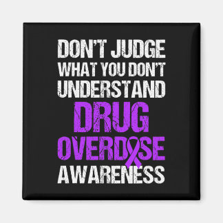 Drug Overdose Awareness Warrior Survivor 4 Magnet