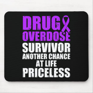 Drug Overdose Awareness Warrior Survivor 54 Mouse Pad