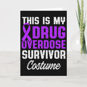 Drug Overdose Awareness Warrior Survivor &#; Card