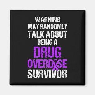 Drug Overdose Awareness Warrior Survivor  Magnet