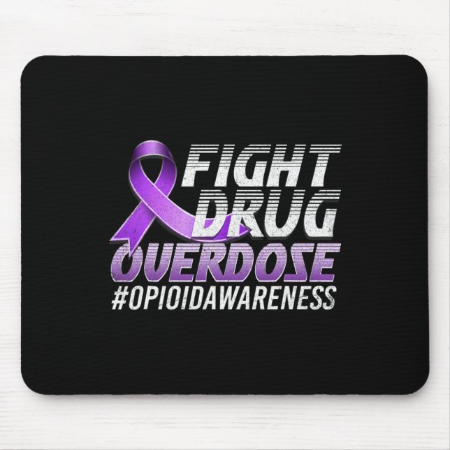 Drug Overdose Opioid Awareness 2  Mouse Pad (Front)