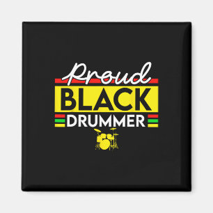 Drug Proud Black Drummer Black History Month Blm Magnet