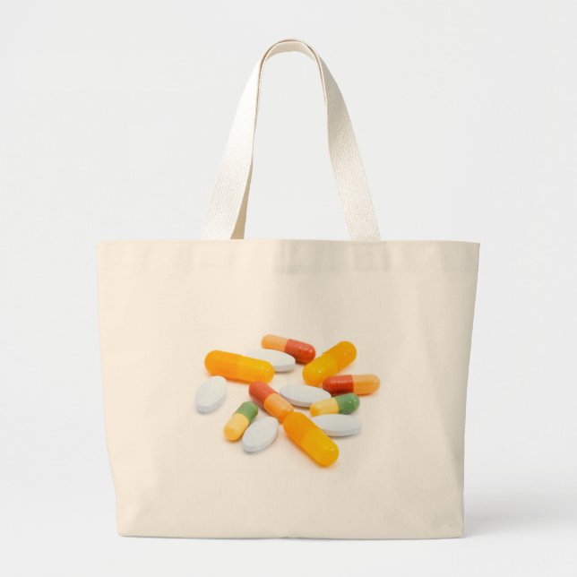 Drugs Large Tote Bag (Front)