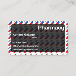 drugstore Business card (editable)