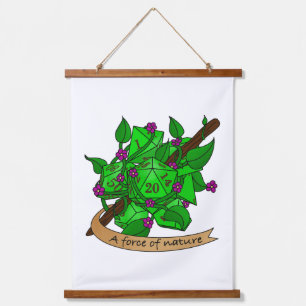 Druid Dice Design Hanging Tapestry