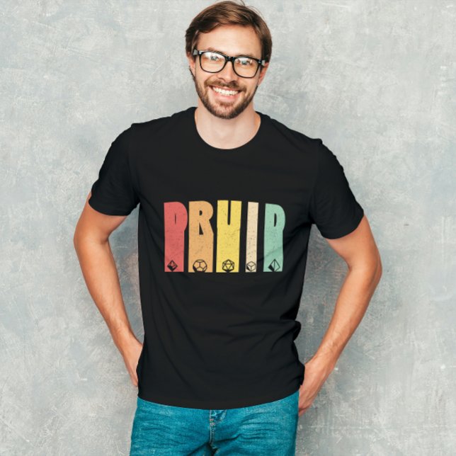 Druid Dungeon Fantasy Role playing Grunge T-Shirt (Creator Uploaded)