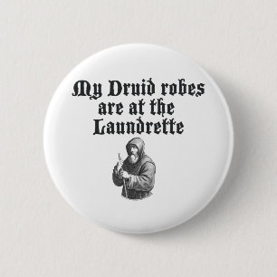 Druid Robes 6 Cm Round Badge