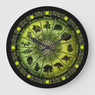Druid Tree Calendar & Ogham clock or watch