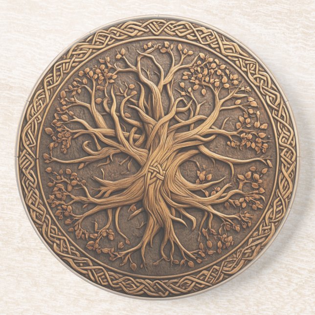 Druidic Rotund Coaster (Front)