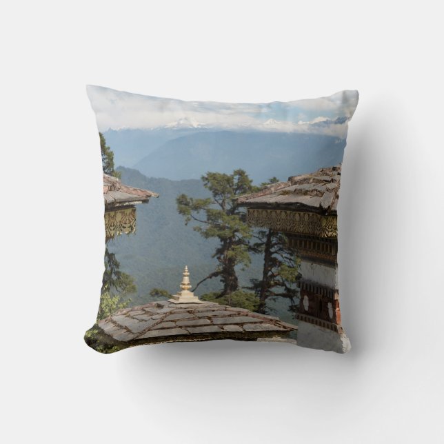 Druk Wangyal Chortens Cushion (Front)