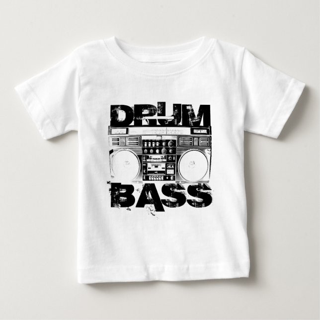 Drum and Bass Baby T-Shirt (Front)
