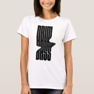 drum and bass bold logo design T-Shirt