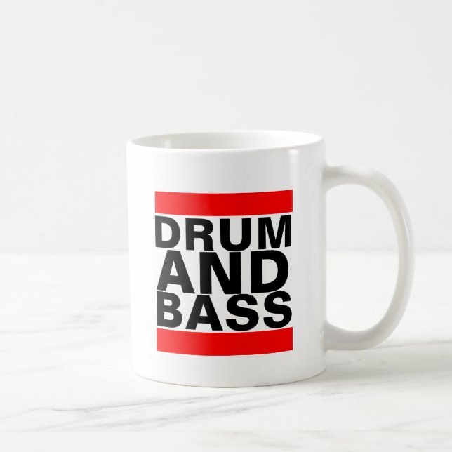 Drum and Bass Coffee Mug (Right)
