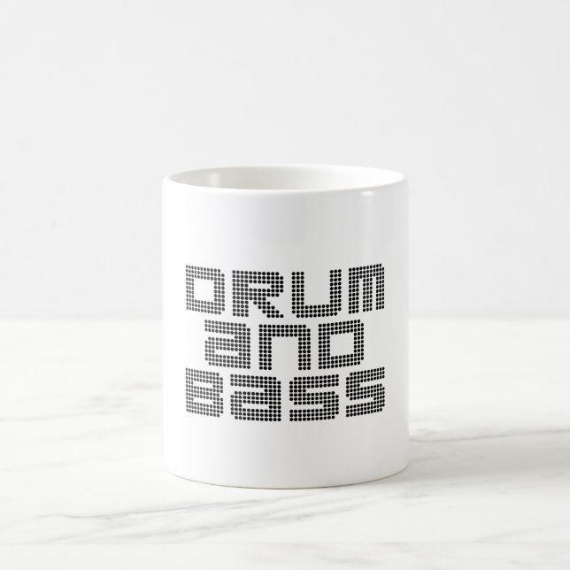 Drum and Bass Coffee Mug (Center)