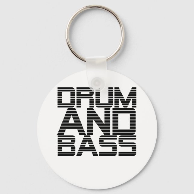 Drum and Bass Key Ring (Front)