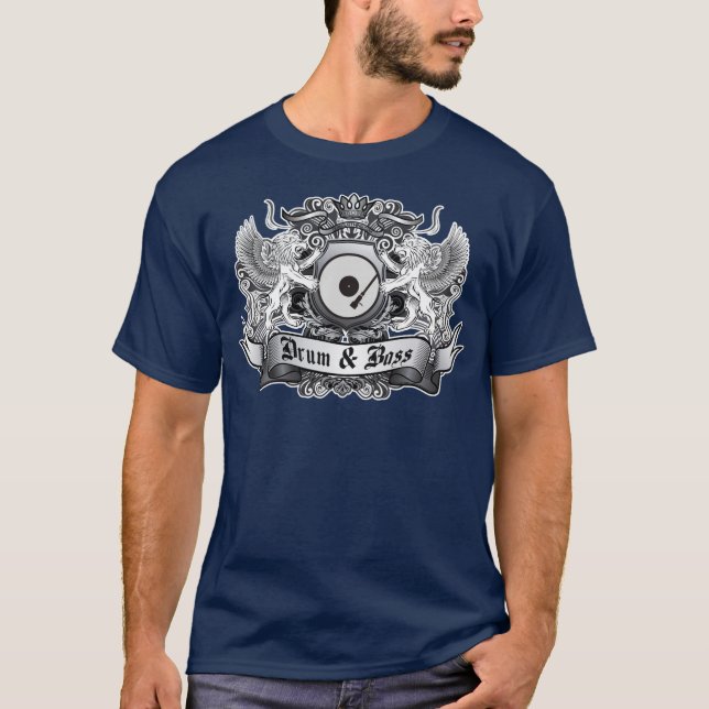 Drum & Bass Crest T-Shirt (Front)