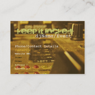 Drum & Bass Mix Business Card