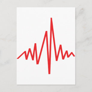 drum beat music postcard