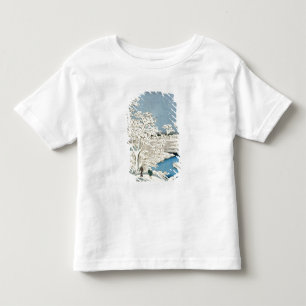 Drum bridge and Setting Sun Hill at Meguro Toddler T-Shirt