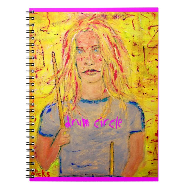drum circle art notebook (Front)