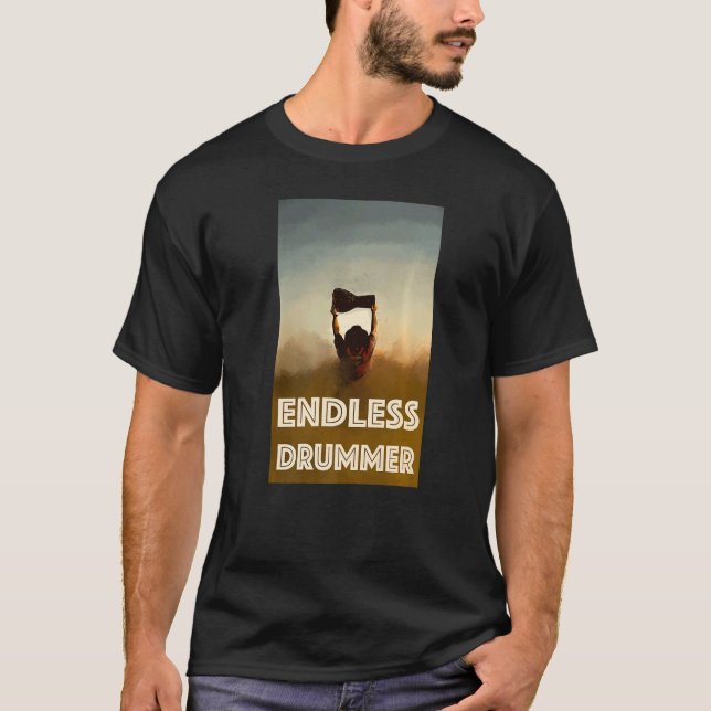 Drum Circle Endless Drummer Beach Drums drum circl T-Shirt (Front)