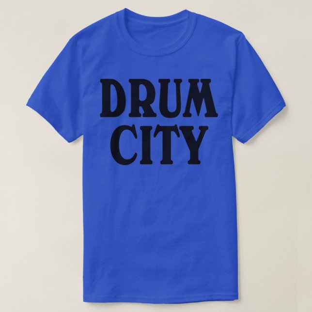 DRUM CITY  T-Shirt (Design Front)