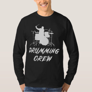 Drum Crew Awesome Tee: Beats and Laughter Unite! T-Shirt